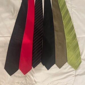 6 ties Versace and Fendi silk and others